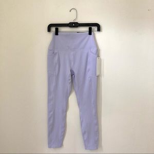 RBX Women’s Capri Length Light Purple Athletic Leggings